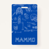 Badge Bouchon d'insigne vertical (Dos)