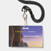 Badge Bouddha (Face avec cordon)