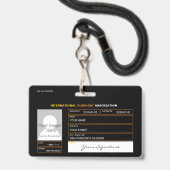 Badge Bouddha (Dos avec cordon)