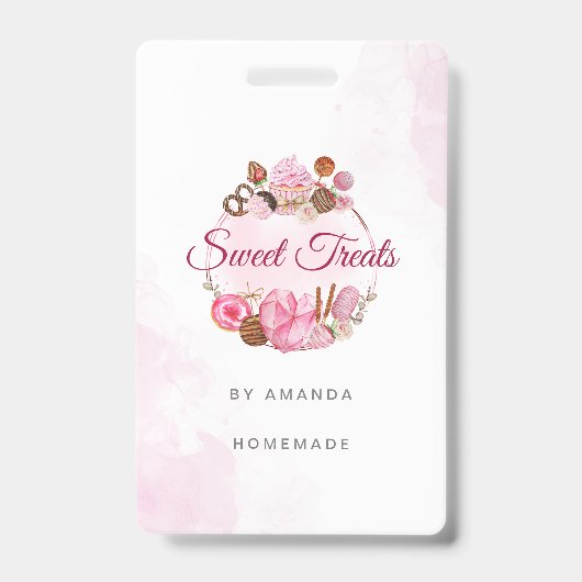 Badge Boulangerie de friandises (Avant)