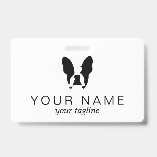 Badge Bouledogue français (Avant)