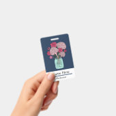 Badge Bouquet de fleurs cérébrales (Manuel / portable)