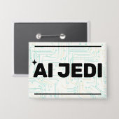 Badge Bouton AI Jedi™ (Recto/Verso)