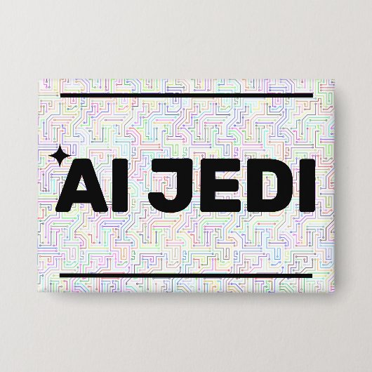 Badge Bouton AI Jedi™ (Recto)