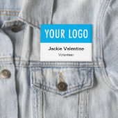 Badge Bouton Bouton Bouton Volontaire avec logo Balise N (Insitu)