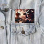 Badge Bouton Cerise Blossom Oni (Insitu)