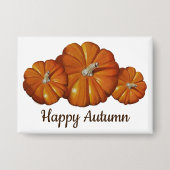 Badge Bouton citrouille (Recto)