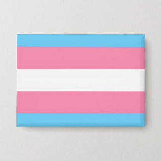 Badge bouton de drapeau trans rectangle