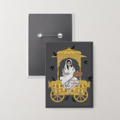 Badge Bouton de la Déesse Dhumavati (Recto/Verso)
