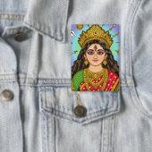 Badge Bouton de la déesse Durga (Insitu)