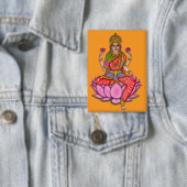 Badge Bouton de la déesse Lakshmi (Insitu)