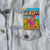 Badge Bouton de la déesse Skandamata (Insitu)