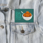 Badge Bouton de liant de phosphate de glace au chocolat (Insitu)