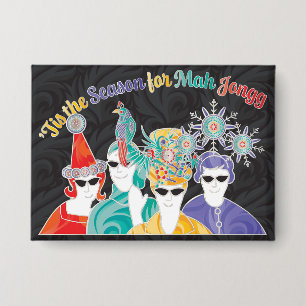 Badge Bouton de saison Mah Jongg