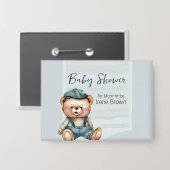 Badge Bouton décontracté Baby shower confortable personn (Recto/Verso)