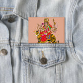 Badge Bouton Déesse Chandraghanta (Insitu)