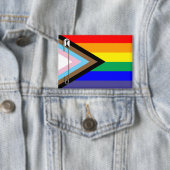 Badge Bouton d'épingle de sécurité LGBTQ+ avec moi (Insitu)