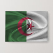 Badge Bouton Drapeau Algérie (Recto)