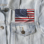 Badge Bouton drapeau américain (Insitu)