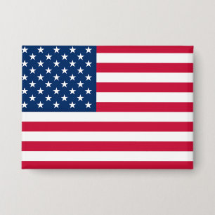 Badge Bouton drapeau américain Patriotic