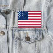 Badge Bouton drapeau américain Patriotic (Insitu)