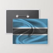 Badge Bouton Drapeau Botswana (Recto/Verso)
