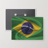 Badge Bouton Drapeau Brésil (Recto/Verso)