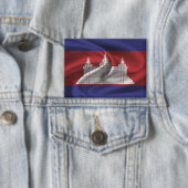 Badge Bouton Drapeau Cambodge (Insitu)