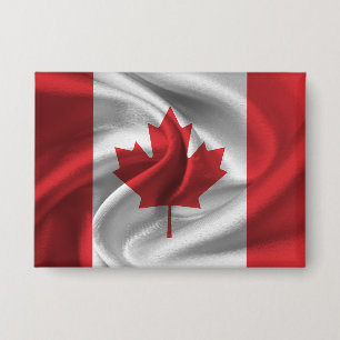 Badge Bouton Drapeau Canada