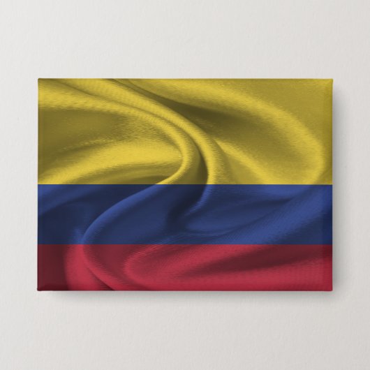 Badge Bouton Drapeau Colombie (Recto)