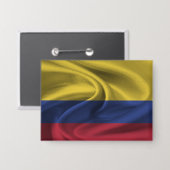 Badge Bouton Drapeau Colombie (Recto/Verso)