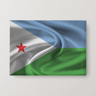 Badge Bouton Drapeau Djibouti