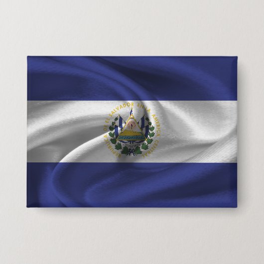Badge Bouton Drapeau El Salvador (Recto)