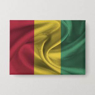 Badge Bouton Drapeau Guinée