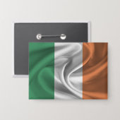 Badge Bouton Drapeau Irlande (Recto/Verso)