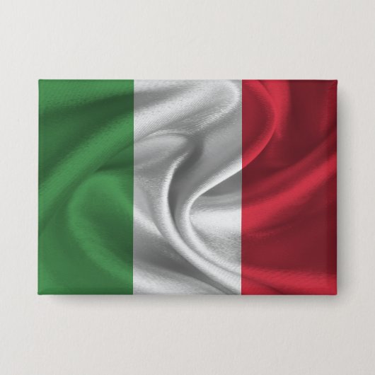Badge Bouton Drapeau Italie (Recto)