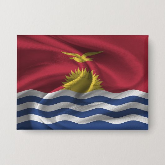 Badge Bouton Drapeau Kiribati (Recto)