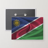 Badge Bouton Drapeau Namibie (Recto/Verso)