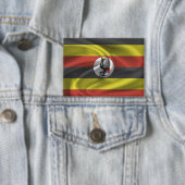 Badge Bouton Drapeau Ouganda (Insitu)