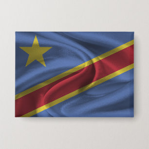 Badge Bouton Drapeau République Démocratique du Congo