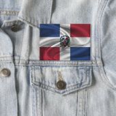 Badge Bouton Drapeau République Dominicaine (Insitu)