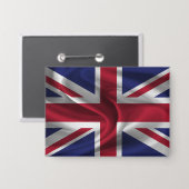 Badge Bouton Drapeau Royaume-Uni (Recto/Verso)