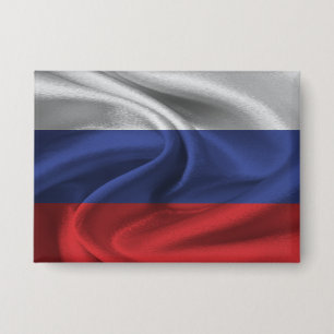 Badge Bouton Drapeau Russie