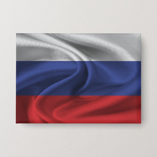 Badge Bouton Drapeau Russie (Recto)