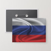 Badge Bouton Drapeau Russie (Recto/Verso)