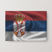 Bouton Drapeau Serbie
