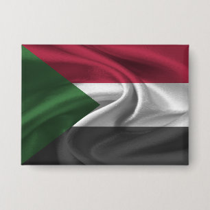 Badge Bouton Drapeau Soudan