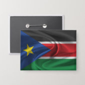 Badge Bouton Drapeau Sud-Soudan (Recto/Verso)