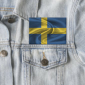 Badge Bouton Drapeau Suède (Insitu)