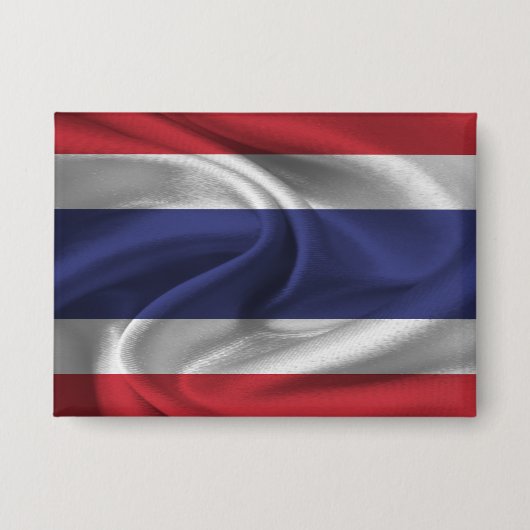 Badge Bouton Drapeau Thaïlande (Recto)